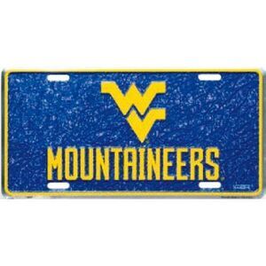 West Virginia Mountaineers NCAA Mosaic License Plate